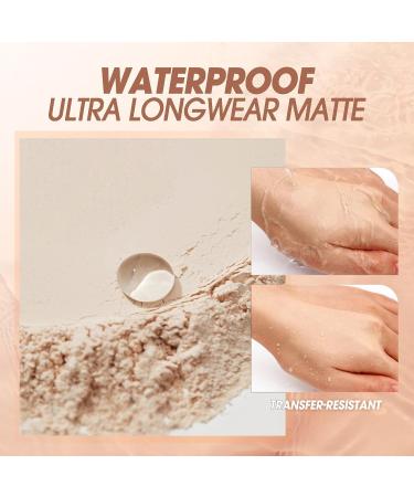 Oil Control Face Pressed Powder - Matte Smooth Flawless Finish | Lightweight Waterproof Long-Lasting Makeup Foundation - 0.35 Oz (Natural Beige #2 - Buy Online on GoSupps.com