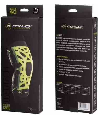 DonJoy Performance WEBTECH Knee Support Brace - Compression Undersleeve Black Large - Buy Online on GoSupps.com