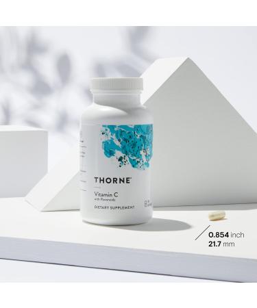 Thorne Vitamin C with Flavonoids - Blend of Vitamin C and Citrus Bioflavonoids from Oranges the Way They're Found Together in Nature - 180 Capsules - Buy Online on GoSupps.com