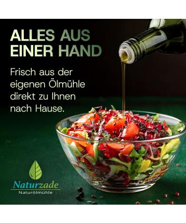  Naturzade Naturzade Black Seed Seed Oil - 2 Litre - Unfiltered Glass Bottle (4 x 500ml) - Cold Pressed - Direct From Manufacturer - Buy Online on GoSupps.com