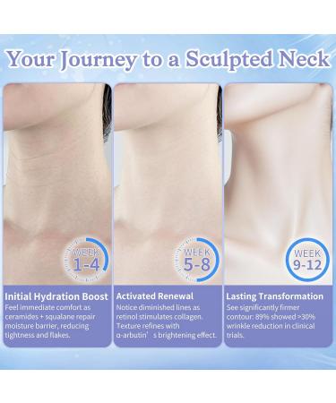 Anti-Aging Neck Firming Cream - Natural Face Moisturizer with Retinol Collagen Peptides & Hyaluronic Acid - Daily Moisturizer Face & Neck Cream - Firming Hydrating Facial Moisturizer Cream Day & Night - Buy Online on GoSupps.com