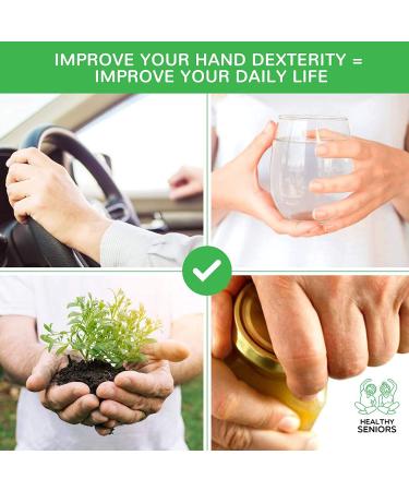 Healthy Seniors Hand Therapy Squeeze Balls - Ideal for Rheumatoid Arthritis - Buy Online on GoSupps.com