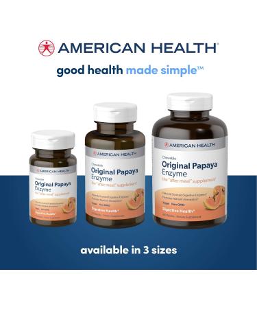 AMERICAN HEALTH Papaya Enzyme - Original Formula | 600 Tablets - Buy Online on GoSupps.com