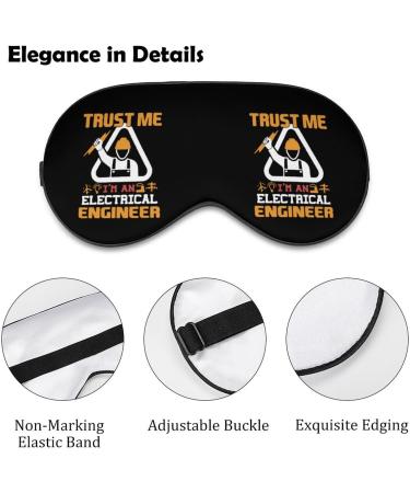 Electric Engineer Sleep Mask - Adjustable Eye Cover for Sleeping - Blocks Light for Night Travel - Men & Women - Buy Online on GoSupps.com