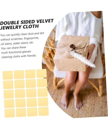 FOMIYES 20 Pcs Suede Cloth - Premium Phone Screen & Eyewear Cleaning Cloths for Crystal Clear Screens & Lenses - Buy Online on GoSupps.com