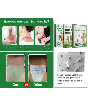 36PC Pain Relief Patches | Wormwood Knee Plasters & Moxibustion Neck & Lumbar Relief | Portable & Effective Pain Management - Buy Online on GoSupps.com