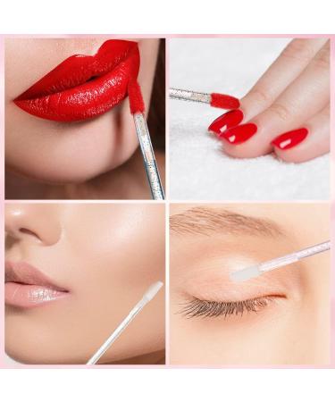 500 Pcs Disposable Crystal Lip Brush Lip Gloss Applicators - Pink | Lip Care & Makeup Tool Kit - Buy Online on GoSupps.com
