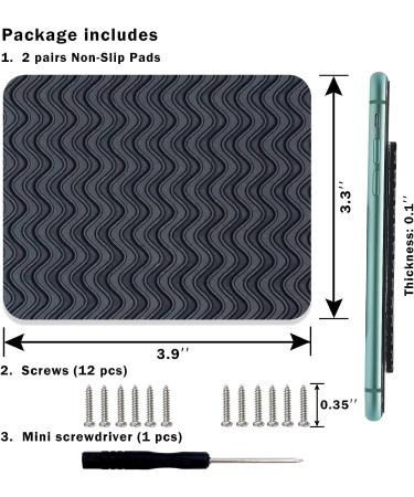 JL-Group Non-Slip Shoe Pads - Adhesive Sole Protectors & Rubber Heel Repair Kit - 2 Pairs (Black) - Buy Online on GoSupps.com