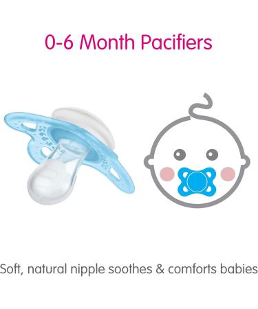 Night Pacifier 0-6 months (2 pack) Boy Baby-Boy Animal Print - Buy Online on GoSupps.com