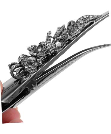 FRCOLOR Alligator Hair Clips Rhinestone Hair Clips Sparkle Hair Clips Hair Bling Hair Clips for Styling Jeweled Hair Clips Glitter Hair Clips Decorative Hair Clips Decorate Gem Metal - Buy Online on GoSupps.com