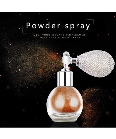 GL-Turelifes Highlighter Loose Powder Spray Glitter Powder Spray Shimmer Sparkle Powder Makeup Spray for Hair Face Body Cosmetic (#4 Bronze) - Buy Online on GoSupps.com