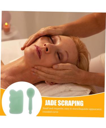 Beaupretty Portable Massage Board - Jade Facial Tool & Gua Sha Sticks for Real Therapeutic Relief | International Shipping Available - Buy Online on GoSupps.com