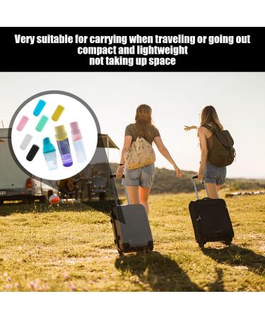 USHXVG 12 Pieces Of Silicone Leak-Proof Bottle Covers Separate Bottle Protective Covers Spill-Proof And Leak-Proof Stretchable Elastic Leak-Proof Covers Suitable For Business Trips And Travel - Buy Online on GoSupps.com