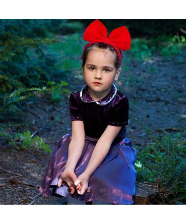 Red Bow Headband for Girls Kids Party Decoration, Christmas Cosplay Costume Hair Hoop - Buy Online on GoSupps.com