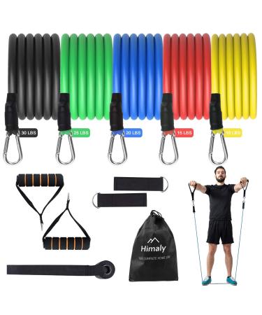 Exercise Bands Resistance Bands Set Strength Training Fitness Bands Workout Bands Resistance Elastic Bands for Exercise Colorful