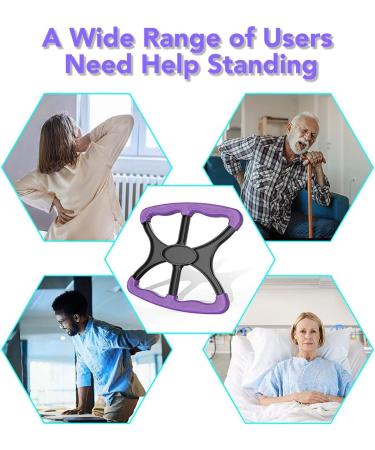 Foot Aid Ergonomic Portable Lifting Foot Aid for Homes for The Disabled (Purple) - Buy Online on GoSupps.com