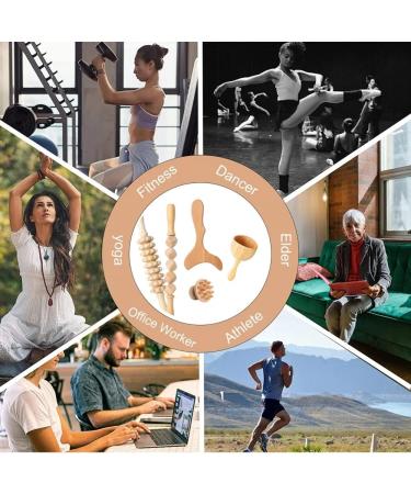 5 in 1 Maderotherapy Set - Anti-Cellulite Massage Device & Gua Sha Cup for Pain Relief & Skin Tightening - Buy Online on GoSupps.com