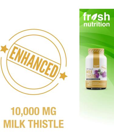 Fresh Nutrition Milk Thistle Capsules (10 000mg) 120 Count (Pack of 1) - Buy Online on GoSupps.com