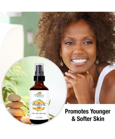 Pure Organic Vitamin E Oil 4 fl oz - 43 000 IU | 100% Plant-Based Natural Moisturizer for Skin Scars Nails Acne Hair Growth & Wrinkles - Buy Online on GoSupps.com