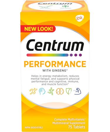 Centrum Performance Multivitamins/Minerals Supplement 75 Tablets (Packaging May Vary) & Women MultiGummies Multivitamins/Minerals Gummies Cherry Berry and Orange Flavours 130 Gummies - Buy Online on GoSupps.com