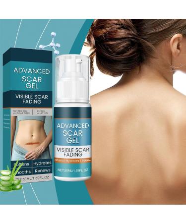  Ungtyb Scar Removal Cream Burn Mark Fading Gel 50 ml Professional Skin Repair Treatments for Women Men Face Tummy and Body Use Injury Recovery Burn Healing Surgeries Marks Daily Skincare - Buy Online on GoSupps.com