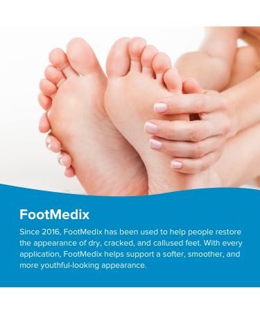 DERMALMEDIX FootMedix by Dr. Watts, Odorless Foot Cream to Restore Severely Dry, Cracked, Calloused Feet (1 Pack) 3 Fl Oz (Pack of 1) - Buy Online on GoSupps.com