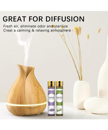 Aoruilia 6 x 10ml Essential Oils for Diffuser for Home 100% Pure Aromatherapy Oil for Sleep Cleaning Skin Care Candle Making - Tea Tree Lavender Peppermint Sweet Orange Lemongrass Eucalyptus Top 6 60 ml (Pack of 1) - Buy Online on GoSupps.com