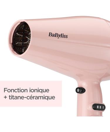Babyliss Hair Dryer Blush Pink 2200W Light Design 5337PRE - Buy Online on GoSupps.com