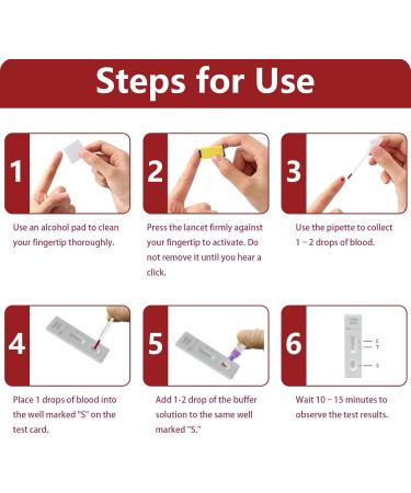 Iron Deficiency Test Kit Accurate & Easy at-Home Test to Monitor Iron Levels Suitable for Both Children and Adults-ONE Test 1 Count (Pack of 1) - Buy Online on GoSupps.com