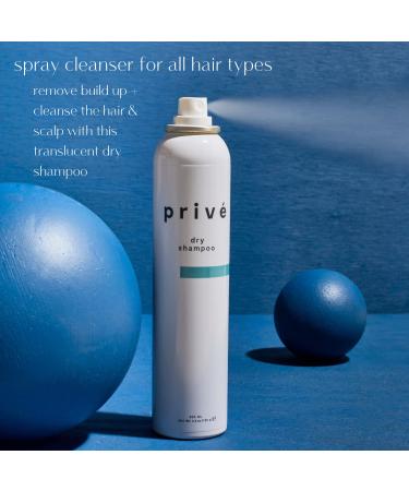 Priv Dry Shampoo Spray - No White Residue Cleans Hair & Scalp Incredible Volume for All Hair Types (4.4 oz) - International Shipping Available - Buy Online on GoSupps.com