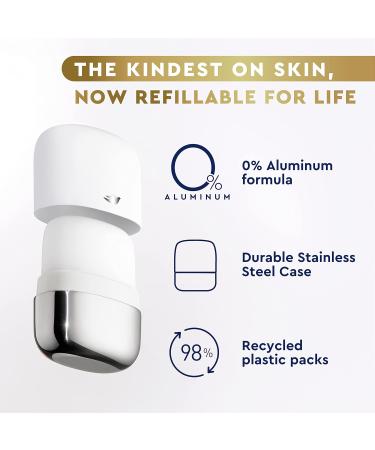 Dove Refillable Deodorant Starter Kit for Women - Sensitive Aluminum-Free 1.13 oz - Eco-Friendly & Natural Care - Buy Online on GoSupps.com