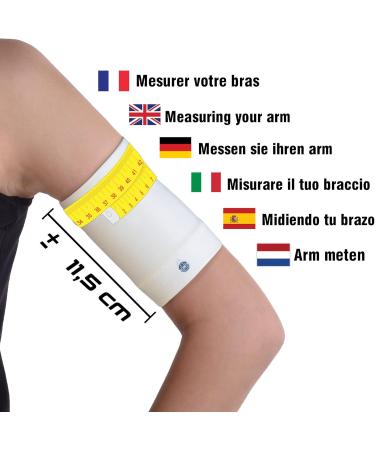 Dia-Band: Reusable Diabetic Armband for Freestyle Libre Medtronic Dexcom & Omnipod | Size L (29-32 cm) - International Shipping Available - Buy Online on GoSupps.com