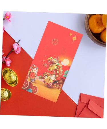 CAXUSD 20pcs Red Envelope Bag Pocket Wallet Lucky Money Pockets Red Lucky Money Pocket Spring Festival Year Red Envelopes Zodiac Hong Bao Bling Purse Paper Wedding China Xc04 - Buy Online on GoSupps.com