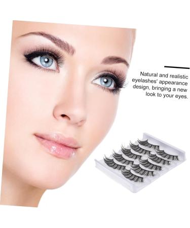 POPETPOP 1 Box Fake Eyelashes 5d Fiber Set Section - Buy Online on GoSupps.com
