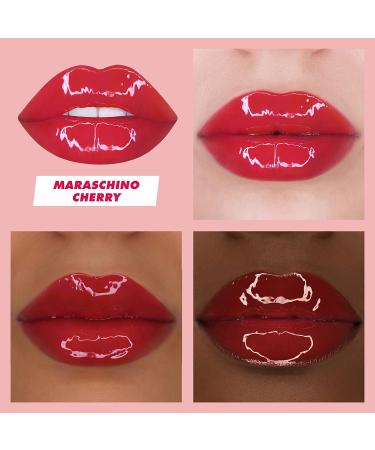 Lime Crime Wet Cherry Lip Gloss Naked Cherry - Cherry Scented Nude Blush | Vegan, Plumping, Long-Lasting Gloss - Buy Online on GoSupps.com