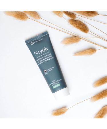 Niyok Organic Coconut Oil Toothpaste with Spearmint (75ml) | Natural Fluoride-Free Vegan Toothpaste for White Teeth & Gum Protection | Intensive Care & Freshness - Buy Online on GoSupps.com