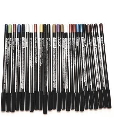 24 pcs Nabi Eyeliner and Eyebrow pencils