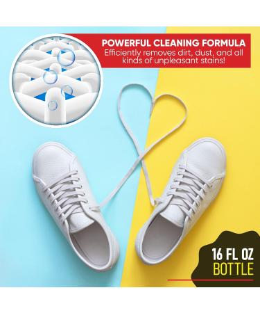 386 Professional Strength Shoe Cleaner 16 Fl Oz | Multipurpose Unscented Sneaker & Boot Cleaner for Dirt Stains & Sports Gear Safe for Pets & Humans - Buy Online on GoSupps.com