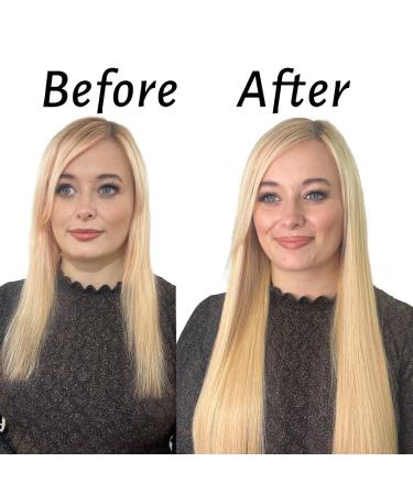 Hotlulana 20 Tape In Extensions Real Hair Bleached Blonde (#613) - 50g Invisible Skin Weft - 20PCs 100% Natural Real Hair Extensions - Buy Online on GoSupps.com