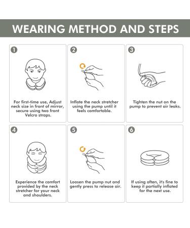 Farmigood Neck Stretcher - Inflatable Cervical Neck Traction Device for Neck Pain Relief - Buy Online on GoSupps.com