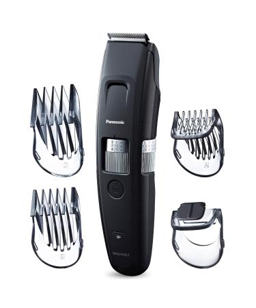 Panasonic Long Beard Trimmer for Men, 58 Length Settings and 4 Attachments for Cutting and Detailing, Cordless or Corded Operation  ER-GB96-K (Black) Beard & 0.5-30mm hair length