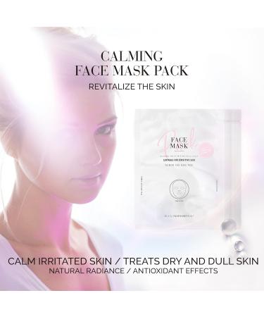 Calming Face Mask Pack - 10 Pcs for Irritated Skin Anti-Aging & Natural Radiance | Revitalizing Skin Repair Masks - Buy Online on GoSupps.com