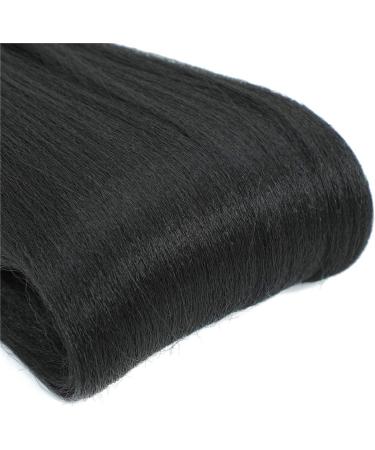 Pre-stretched Braiding Hair 6 Packs/Lot Professional Synthetic Fiber Crochet EZ Braids Yaki Texture Braiding Hair Extensions (1B) 16 Inch (Pack of 6) 1B - Buy Online on GoSupps.com