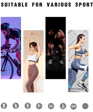 FITCENT Elastic Heart Rate Monitor for Garmin Wahoo Polar H10 Coospo & More - Enhanced Fitness Tracking - Buy Online on GoSupps.com