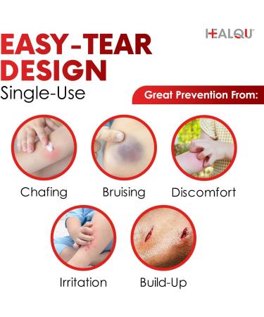 HEALQU Medical Tape Paper for Surgical Wound Care - 12 Rolls of 1x10 Yards Conformable Breathable Microporous Tape - Buy Online on GoSupps.com