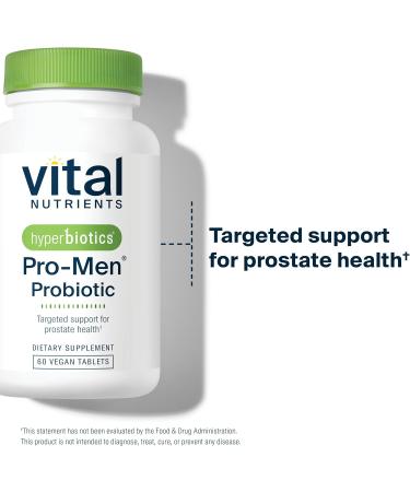 Vital Nutrients Hyperbiotics Pro Men Probiotic -  60 Tablets -  - Buy Online on GoSupps.com