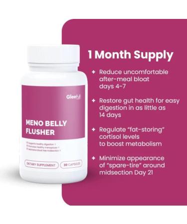 GLEEFULL Meno Belly Flusher for Weight Loss - pack of 1 - 30 Capsules - Buy Online on GoSupps.com