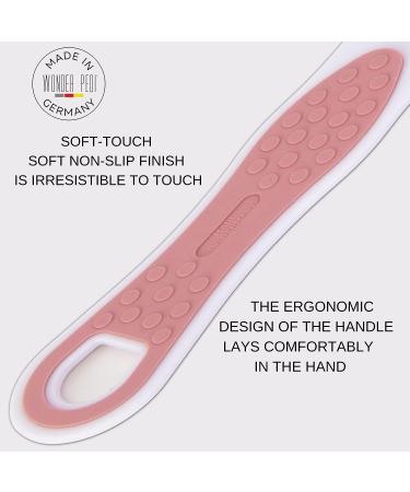 Wonder Pedi Double-Sided Foot File - Emery & Stainless Steel Callus Remover for Feet - Professional Foot Scrubber Dead Skin & Heel Scraper - Foot Rasp for Cracked Heels Repair - Buy Online on GoSupps.com