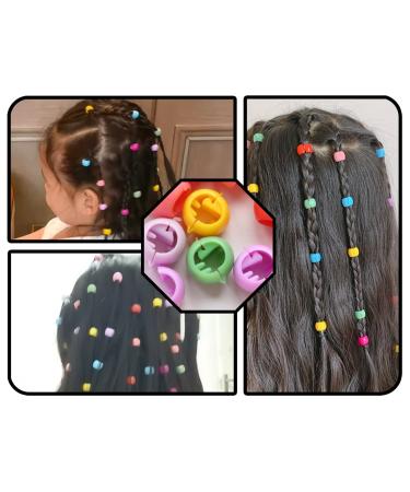 Shop KAPSING 100 Colorful Hair Beads for Kids - Premium Plastic Hair Accessories & Clips - Buy Online on GoSupps.com