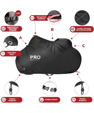 PRO BIKE TOOL Large Bicycle Cover - Outdoor Storage and Travel Protection - Buy Online on GoSupps.com